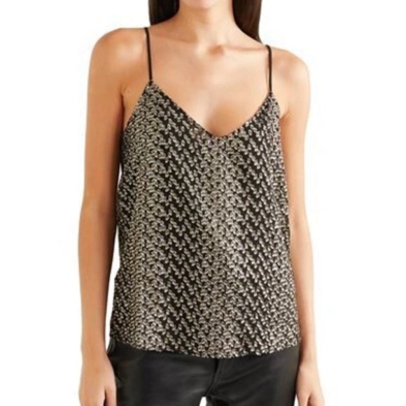 Equiptment Layla Silk Cami in Metallic Size XXS NWT - Picture 1 of 7